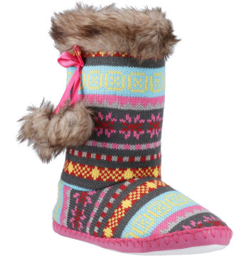 Kiev Ladies Bootee Slippers (Pk Of 12)
